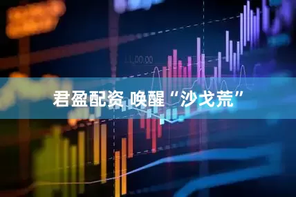 君盈配资 唤醒“沙戈荒”